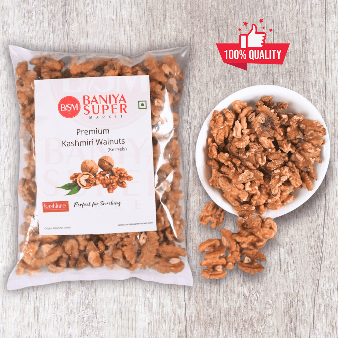 Premium Kashmiri Walnut (Akhrot Giri) Walnut Baniya Super Market