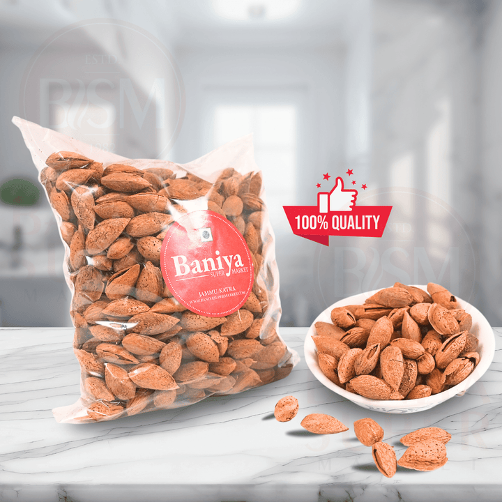 Premium Almond (Badam) Giri Almonds Baniya Super Market