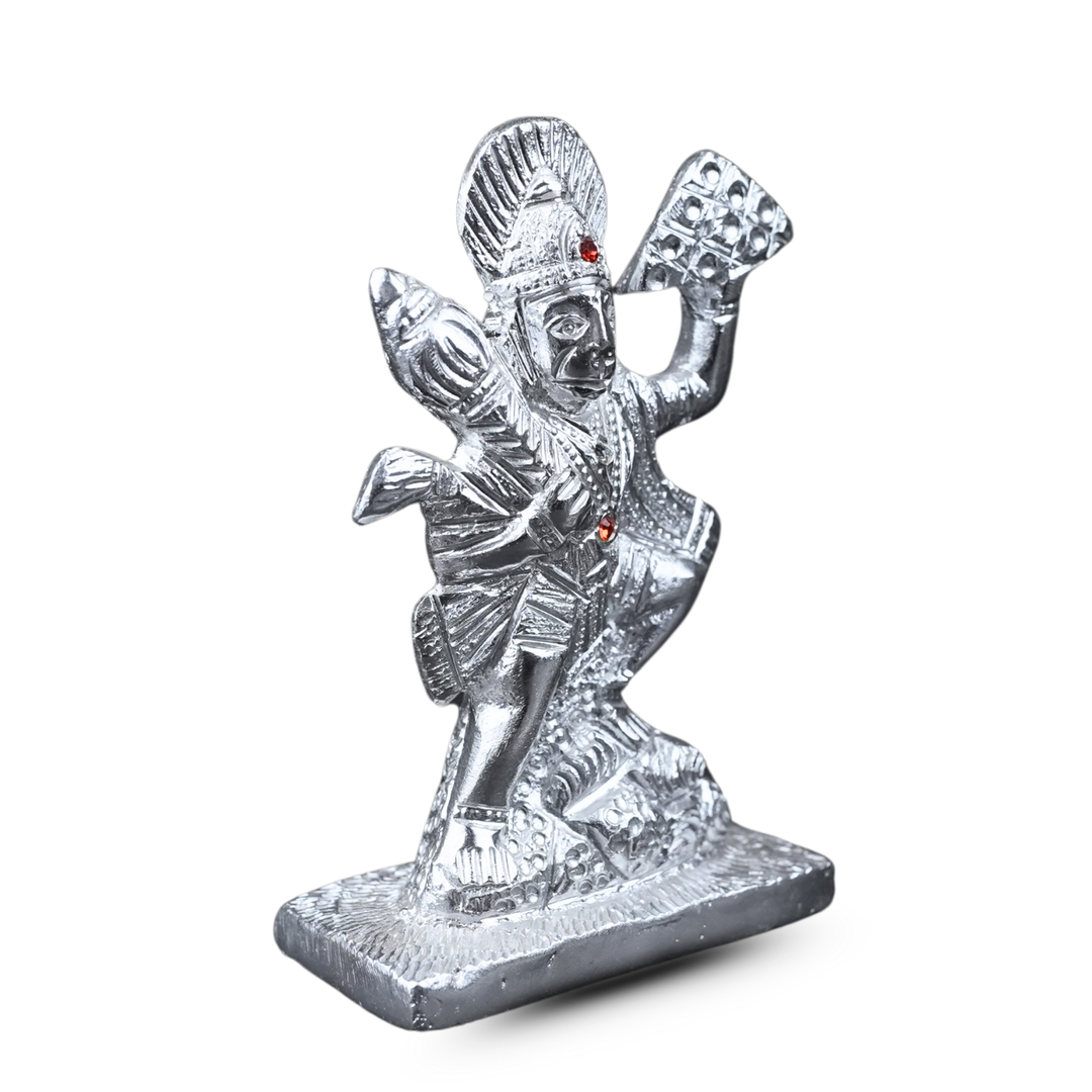 Silver Hanuman Idol – Invite Strength, Devotion & Protection into Your Sacred Space