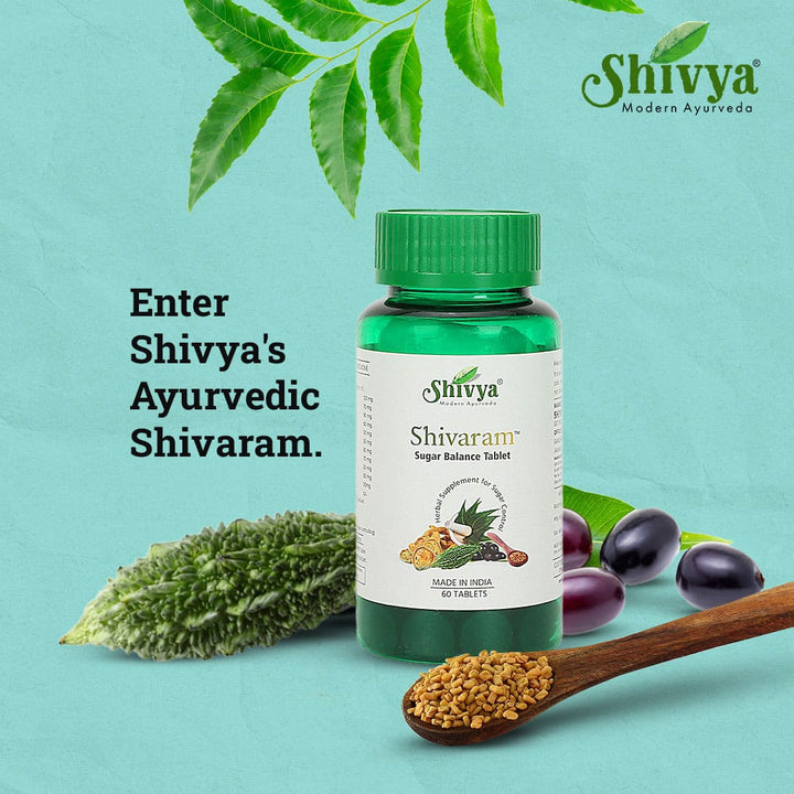 Products Shivya Ayurvedic Shivaram - Anti-Diabetic 60 Tablets (Pack of 2)