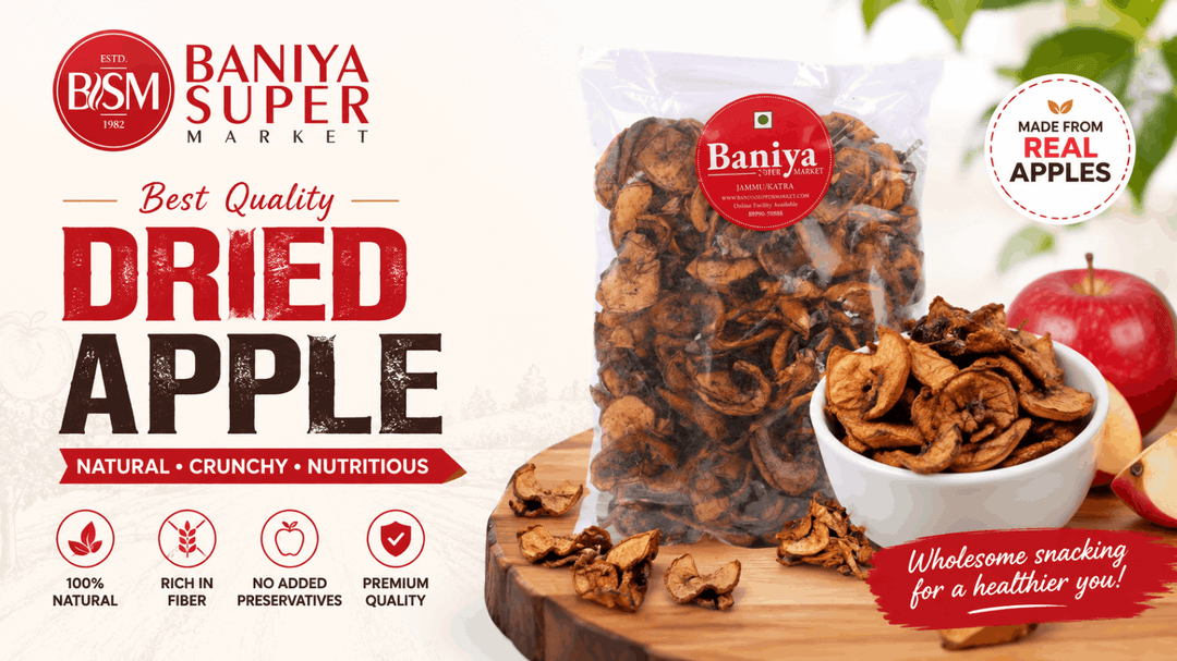 Apple Chips Slices Dried 300g: A Healthy & Delicious Snack from Baniya Super Market