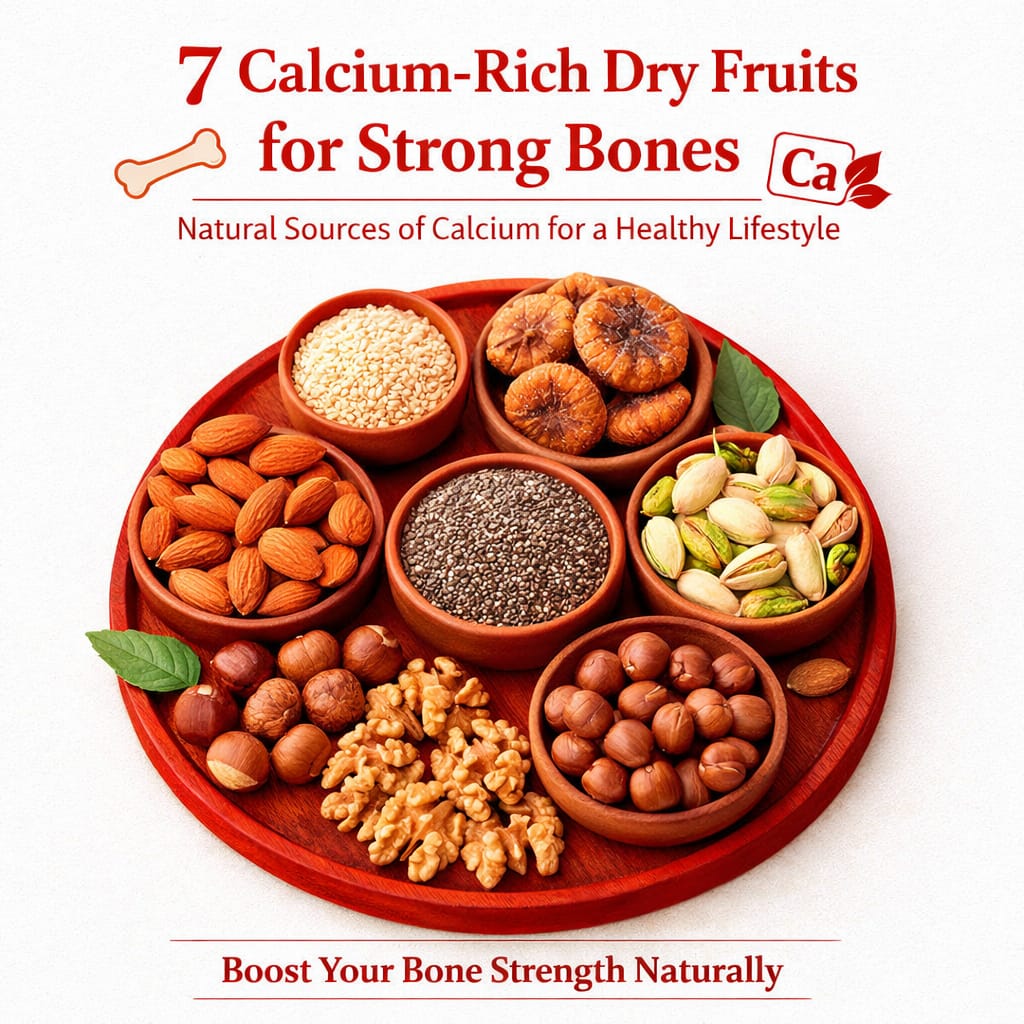 7 Calcium Rich Dry Fruits