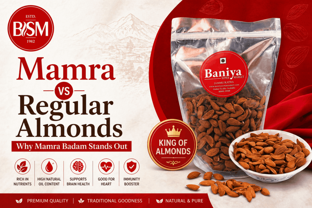 Mamra vs Regular Almonds: Why Mamra Badam Stands Out