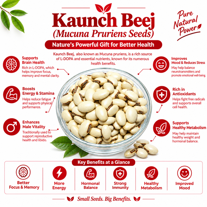 Premium Kaunch Beej - Natural & Traditionally Used