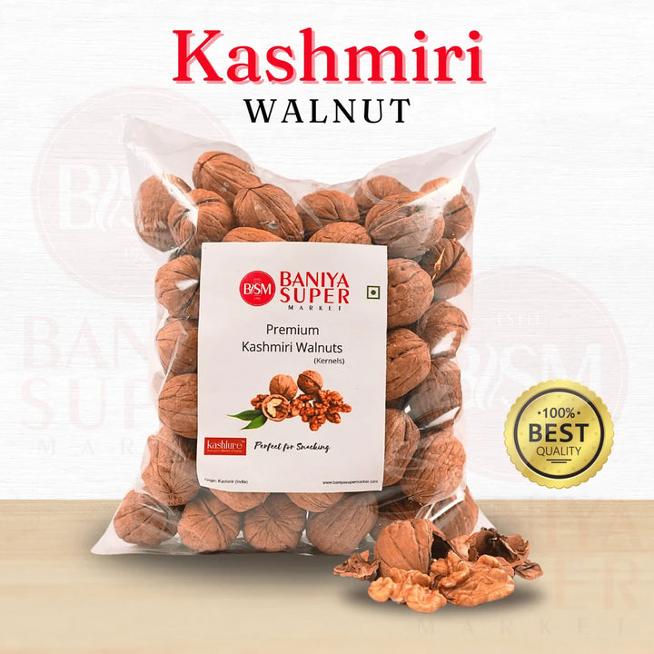 Rakhshabandan Special - Kashmiri Inshell Walnut, Kagzi Akhrot + Rakhi