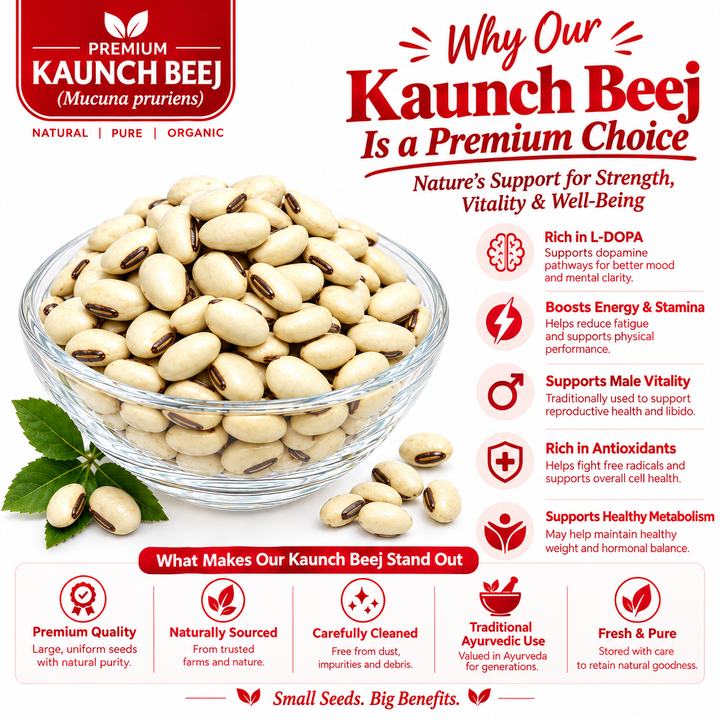 Premium Kaunch Beej - Natural & Traditionally Used