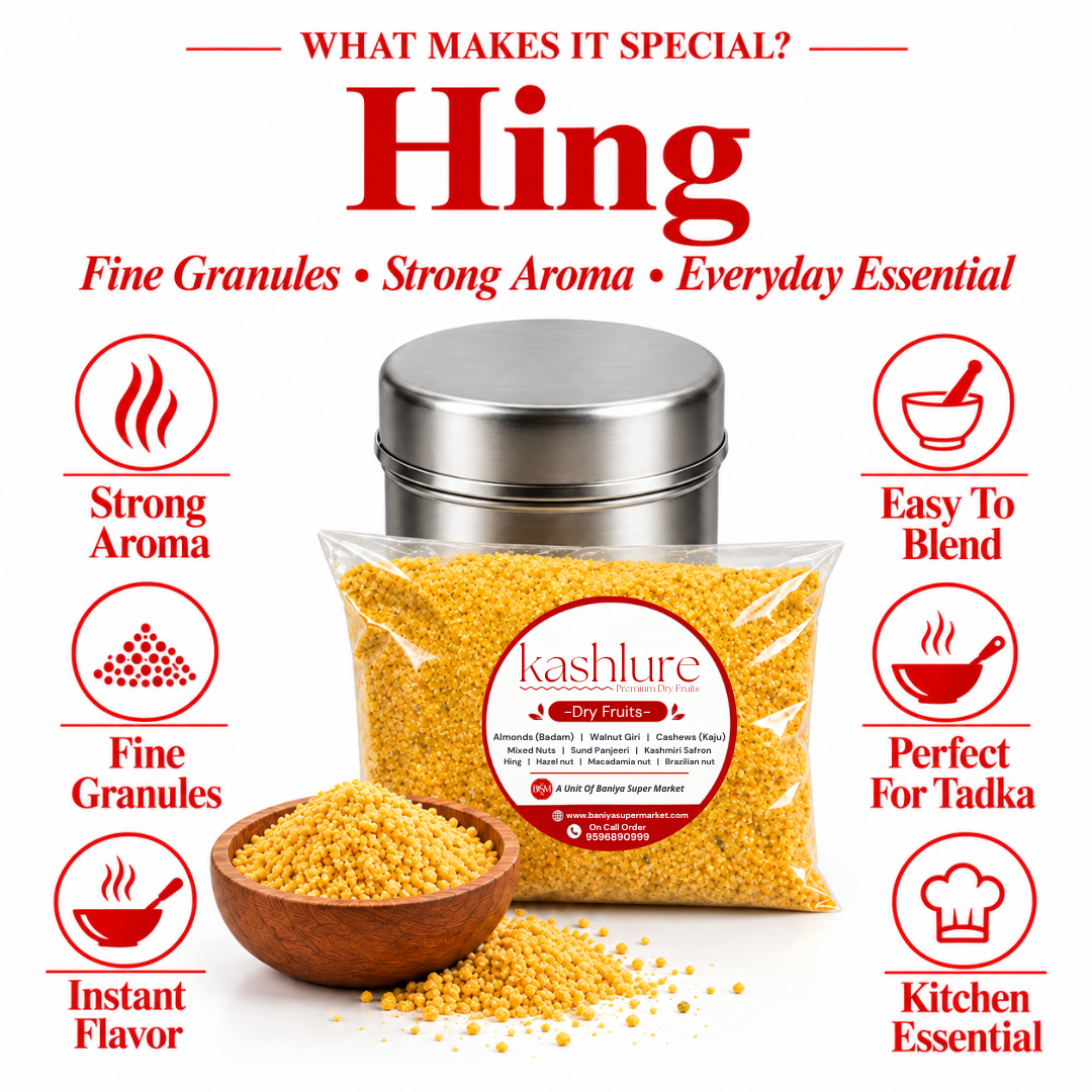 Premium Hing – Pure, Aromatic & Full of Flavour 80gm