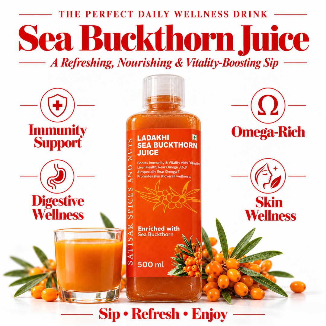 Ladakhi Sea Buckthorn Juice – 500 ml | Premium Wellness Drink