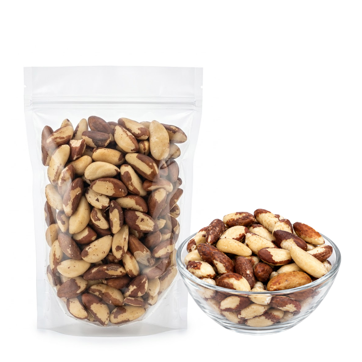 100% Natural Raw Brazil Nuts – Fresh Whole Kernel, Thyroid & Immunity Support (500G)