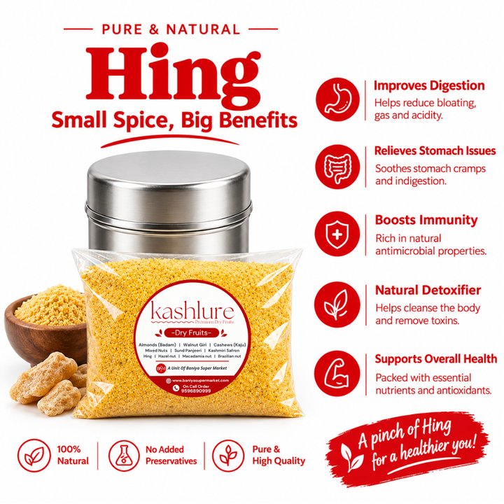 Premium Hing – Pure, Aromatic & Full of Flavour 80gm