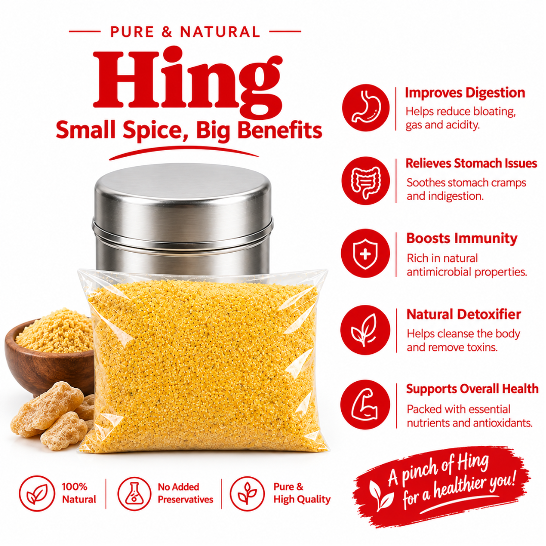 Premium Hing – Pure, Aromatic & Full of Flavour 80gm