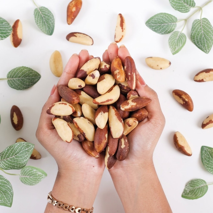 100% Natural Raw Brazil Nuts – Fresh Whole Kernel, Thyroid & Immunity Support (500G)