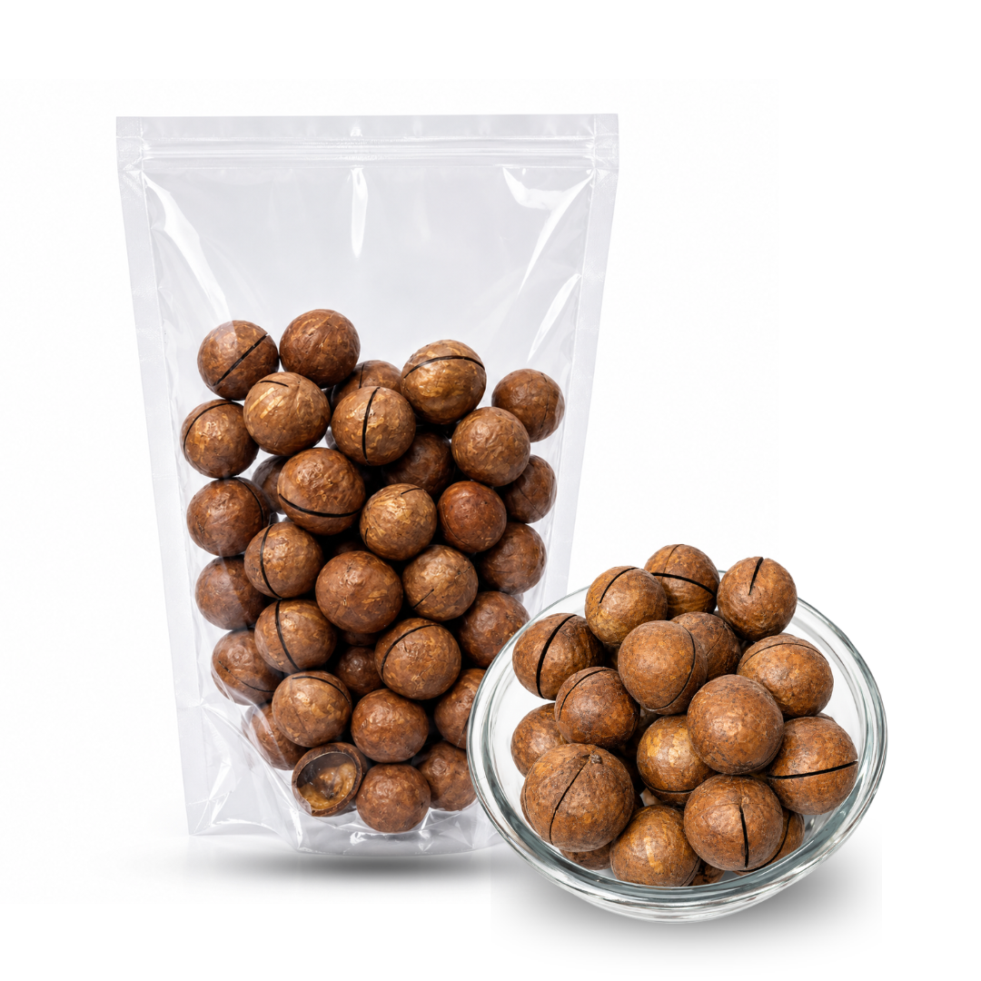 Premium Macadamia Nuts with Shell | Whole Raw Macadamia Nuts 500G