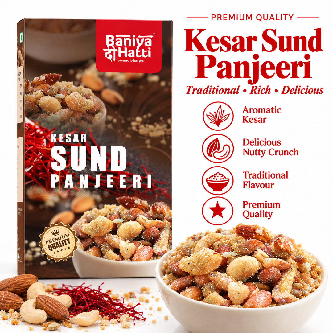 Homemade Dry Fruit Kesar Sund Panjeeri