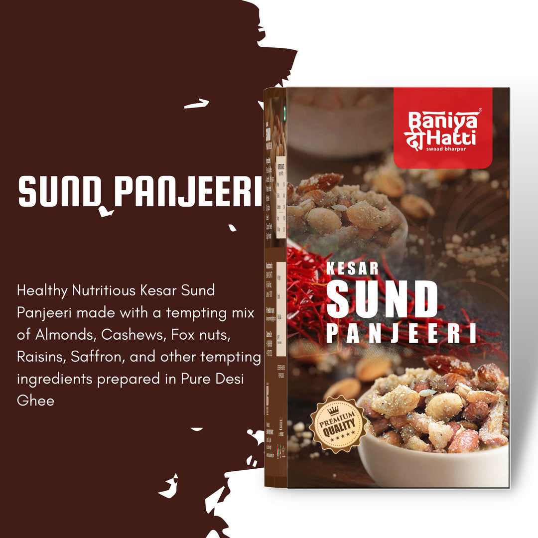 Homemade Dry Fruit Kesar Sund Panjeeri