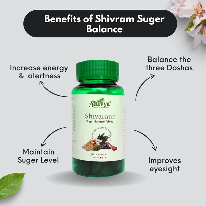 Shivya Ayurvedic Shivaram - Anti-Diabetic 60 Tablets