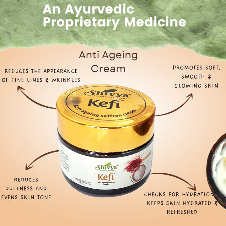 Shivya Ayurvedic Kefi Anti-Ageing Cream, 50g